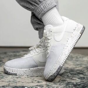 AIR FORCE 1 CRATER Nike off White Speckled Sz 6.5 Women